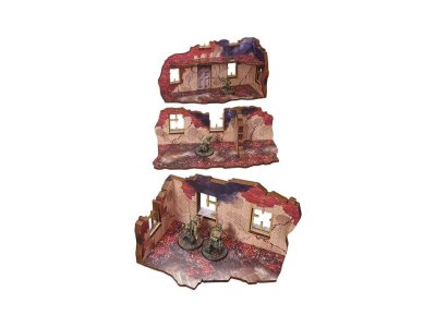 Zoom bild av WW2 Ostfront Stalingrad Ruined Building 28mm