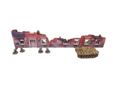 Zoom bild av WW2 Ostfront Stalingrad Ruined Building 28mm