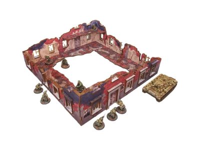 Zoom bild av WW2 Ostfront Stalingrad Ruined Building 28mm