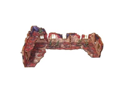 Zoom bild av WW2 Ostfront Stalingrad Ruined Building