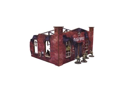 Zoom bild av WW2 Ostfront Stalingrad Factory Front 28mm Micro Art Studio