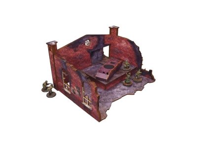 Zoom bild av WW2 Ostfront Stalingrad Factory Back (with ramp) 28mm