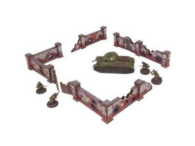 Zoom bild av H00270 WW2 Ostfront Stalingrad Walls High 28mm Micro Art Studio