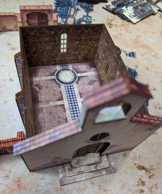 Zoom bild av WW2 Italy Church