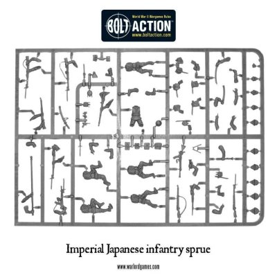 Armies of Imperial Japan V2 (Japanese Infantry sprues)