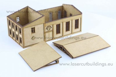 Zoom bild av Låg fabriksbyggnad (15mm)