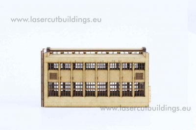 Zoom bild av Verkstadsbyggnad med takfönster (15mm)
