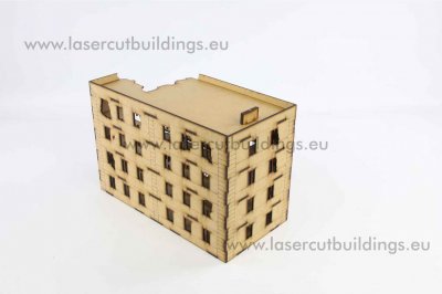 Zoom bild av Lägenhetshus II C raserat (15mm)