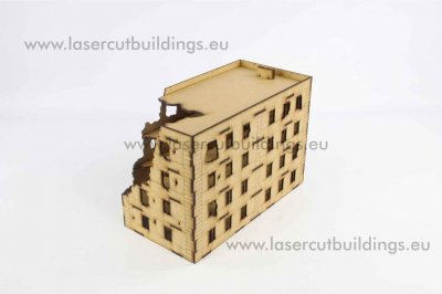 Zoom bild av Lägenhetshus II C raserat (15mm)