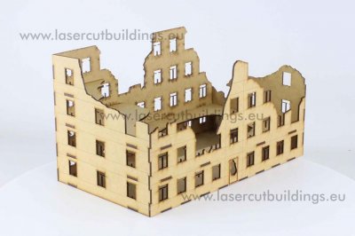 Zoom bild av Lägenhetshus I raserat (15mm)