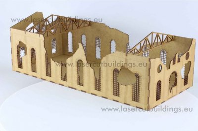 Zoom bild av Kommersiell byggnad II raserad (15mm)