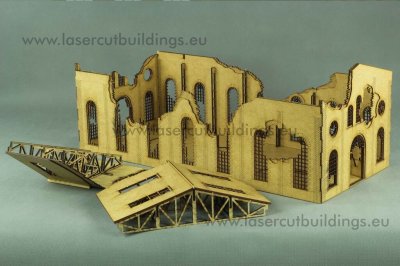 Zoom bild av Verkstadsbyggnad raserad (28mm)