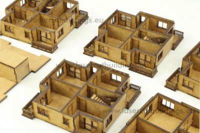 Zoom bild av Punkthus med balkonger (15mm)