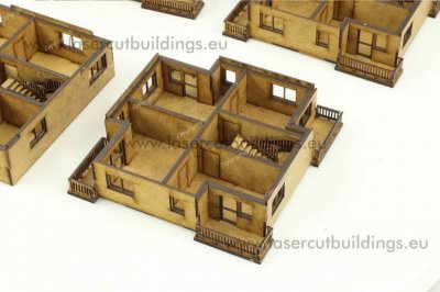 Zoom bild av Punkthus med balkonger (15mm)