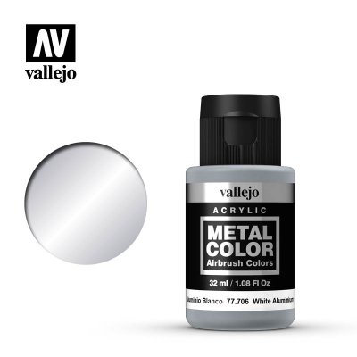 Vallejo Metal Color 77706 White Aluminium