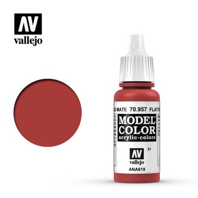 Vallejo Model Color 70957 Flat Red