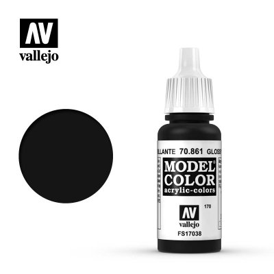 Vallejo Model Color 70861 Glossy Black