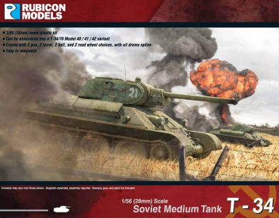 Rubicon Models T-34/76 28mm
