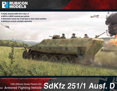 Rubicon Models SdKfz 251/1 Ausf D 28mm