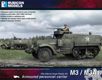 Rubicon Models M3 / M3A1 Half Track 28mm