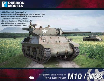 Rubicon Models M10 / M36 Tank Destroyer 28mm