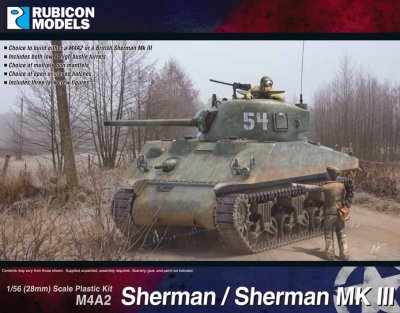 Rubicon Models M4A2 Sherman / Sherman III 28mm
