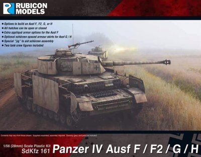 Rubicon Models Panzer IV Ausf F/F1/G/H 28mm