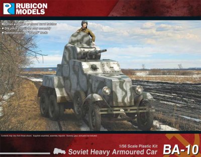Rubicon Models BA-10 Heavy Armoured Car 28mm