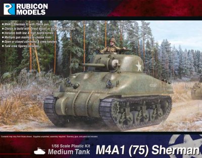 Rubicon Models M4A1(75) Sherman - DV & SH 28mm