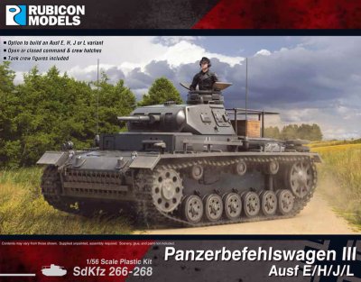 Rubicon Models Panzerbefehiswagen III Ausf E/H/J/L 28mm