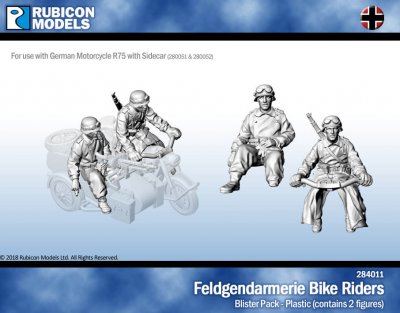 Rubicon Models Feldgendarmerie Bike Crew 28mm