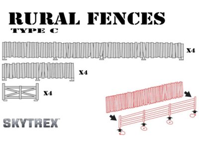Zoom bild av Assorted Panelled Fences