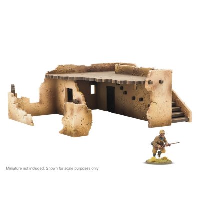 Zoom bild av SLC0035 Adobe Building - Gentleman's War Ruins 28mm Bolt Action Warlord Games