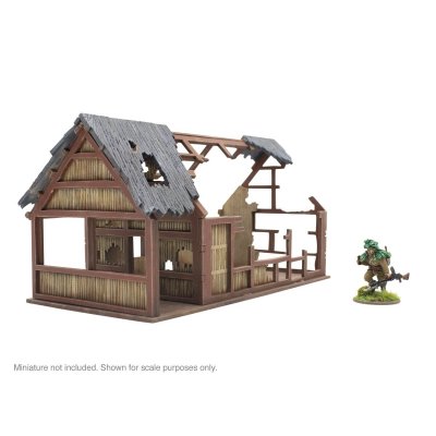 Zoom bild av Asian Villages - Large building ruins