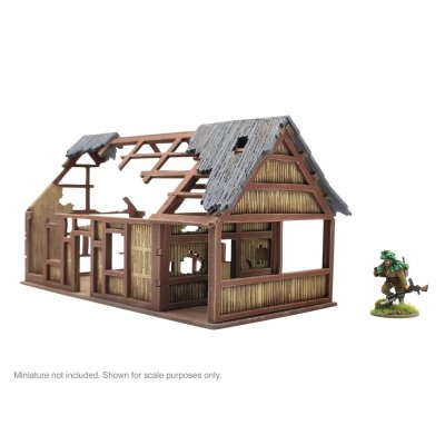 Zoom bild av Asian Villages - Large building ruins 28mm