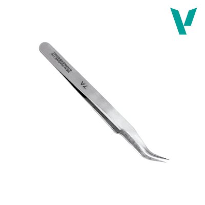 Zoom bild av Extra Fine Curved Tweezers (115 mm)