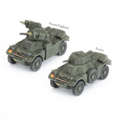 Zoom bild av Ferret and Ferret Vigilant Scout Cars 15mm World War III: Team Yankee Battlefront