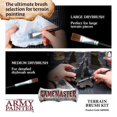 Zoom bild av GameMaster Terrain Brush Kit