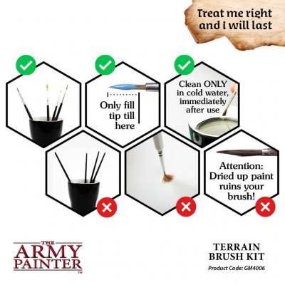 Zoom bild av GameMaster Terrain Brush Kit