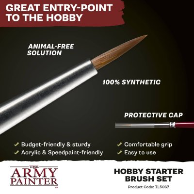 Zoom bild av TL5067 Hobby Starter Brush Set Army Painter