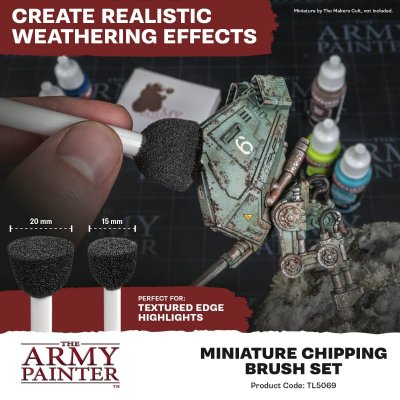 Zoom bild av TL5069 Miniature Chipping Brush Set Army Painter