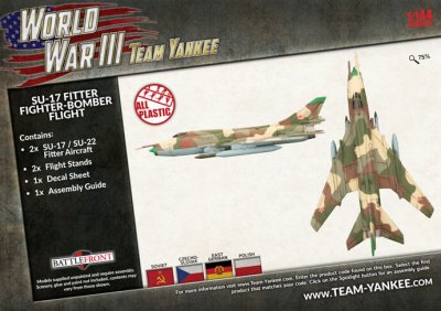 Zoom bild av Su-17 Fitter Fighter-bomber Flight