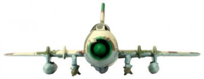 Zoom bild av Su-17 Fitter Fighter-bomber Flight