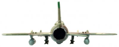 Zoom bild av Su-17 Fitter Fighter-bomber Flight