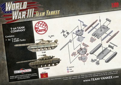 Zoom bild av TSBX30 T-64BV Tank Company (Plastic) Battlefront 15mm