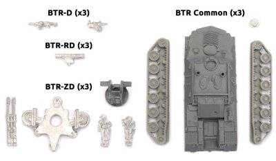Zoom bild av BTR-D Contents World War III: Team Yankee
