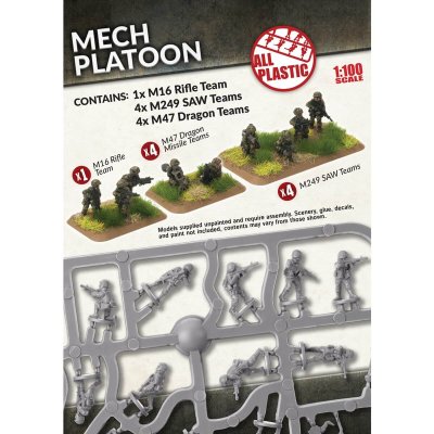 Zoom bild av TUBX29 American Mech Platoon Battlefront 15mm