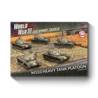 Zoom bild av TUBX30 M103 Heavy Tank Platoon 15mm World War III: Team Yankee Battlefront