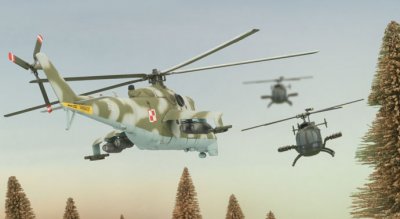 Zoom bild av Polish Mi-24 Hinds