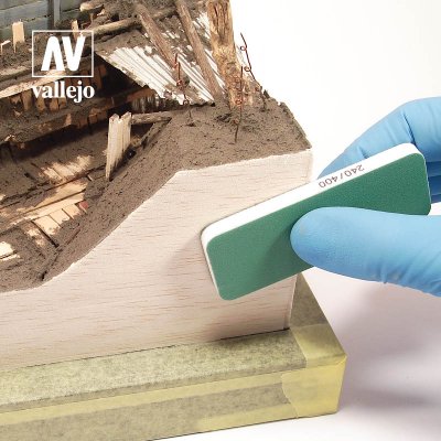 Zoom bild av Vallejo Flexi Sanders Dual-Grit 80x30x6 mm